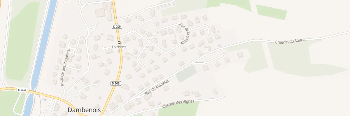 Plan du 16 Rue de la Source à Dambenois