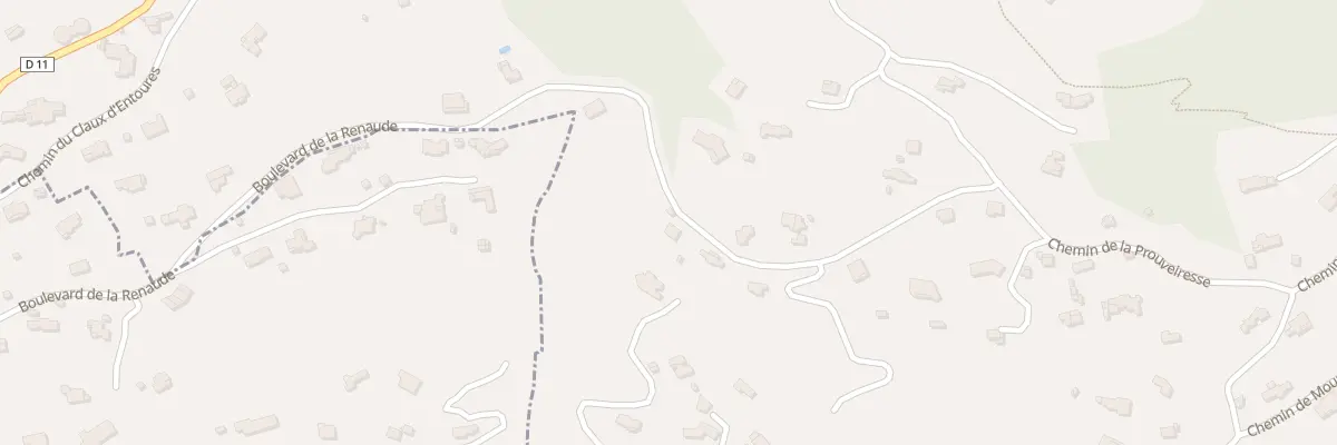 Plan du 263 Che de la Reinaude à Cabris