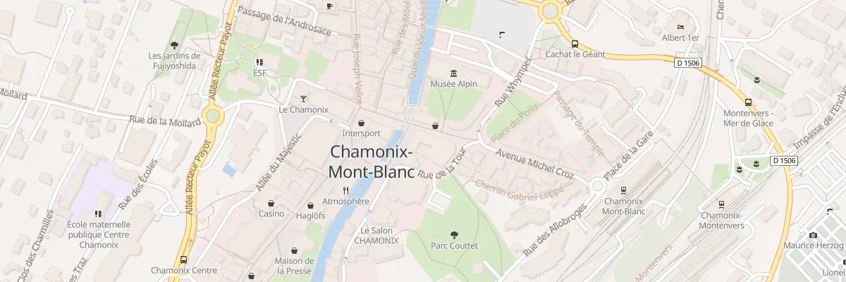 Plan du 92 Av Michel Croz à Chamonix-Mont-Blanc