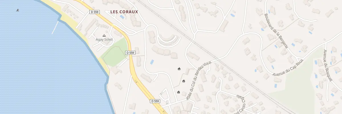 Plan du 1099 Bd de la Plage à Saint-Raphaël