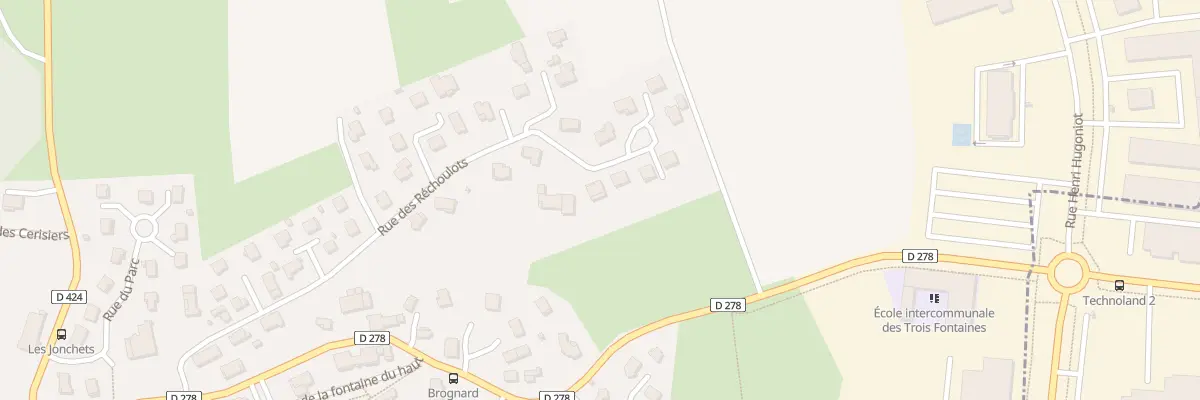 Plan du 17 Rue des Réchoulots à Brognard