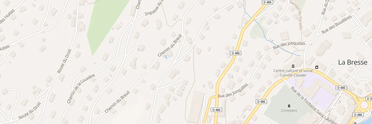 Plan du 14 Che du Breuil à La Bresse