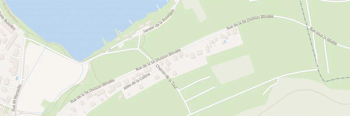 Plan du 42 Rue de la 5eme Db à Belfort