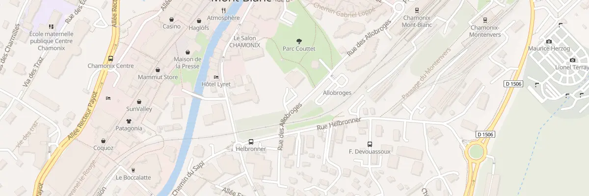 Plan du 250 Rue des Allobroges à Chamonix-Mont-Blanc