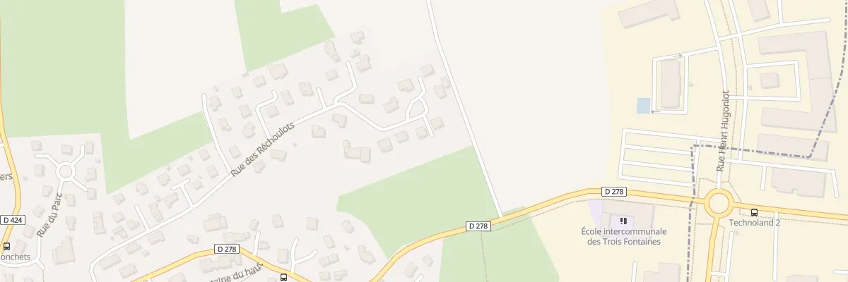 Plan du 19 Rue des Réchoulots à Brognard