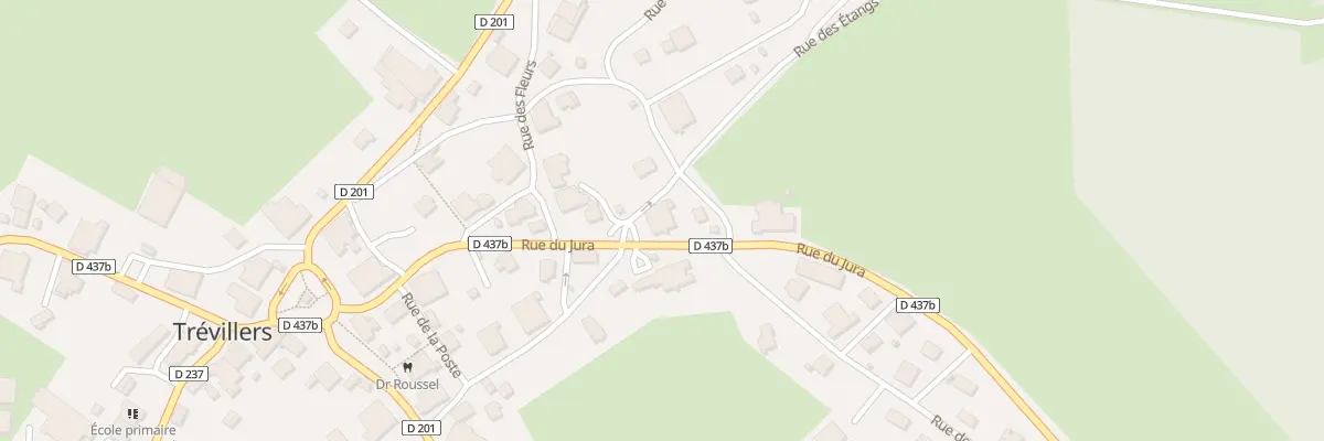 Plan du 2 Rue des Etangs à Trévillers