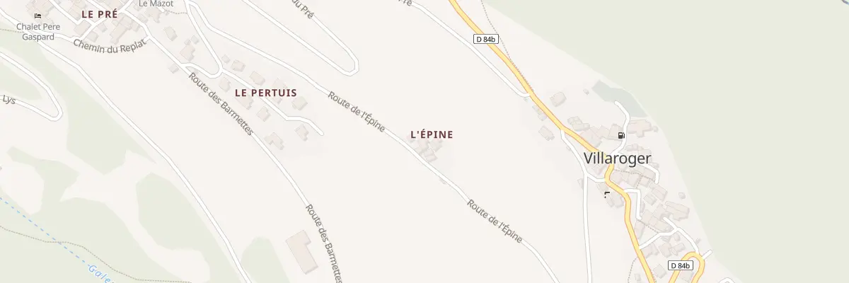 Plan du 5269 L’Epine à Villaroger