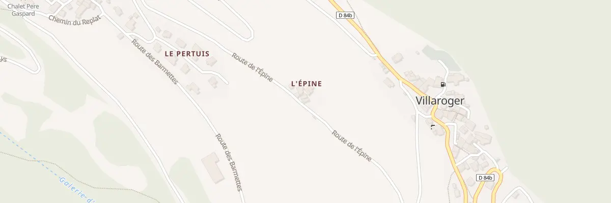 Plan du 5418 L’Epine à Villaroger