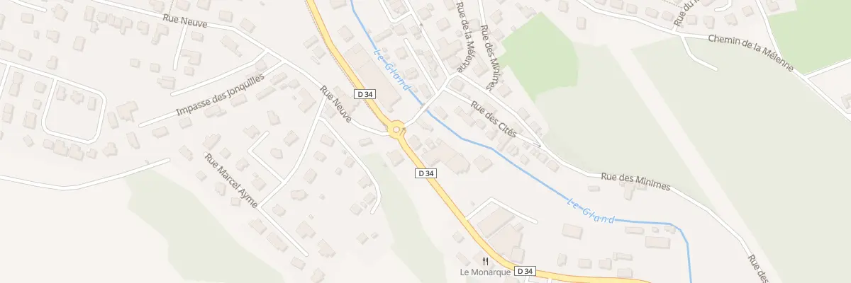 Plan du 34 Rue de Berne à Seloncourt