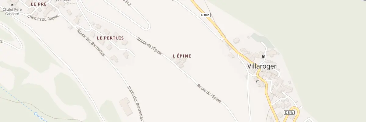 Plan du 5041 L’Epine à Villaroger