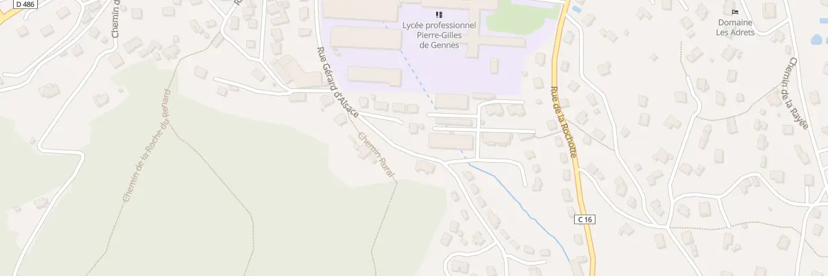 Plan du 22E Rue Gérard d’Alsace à Gérardmer