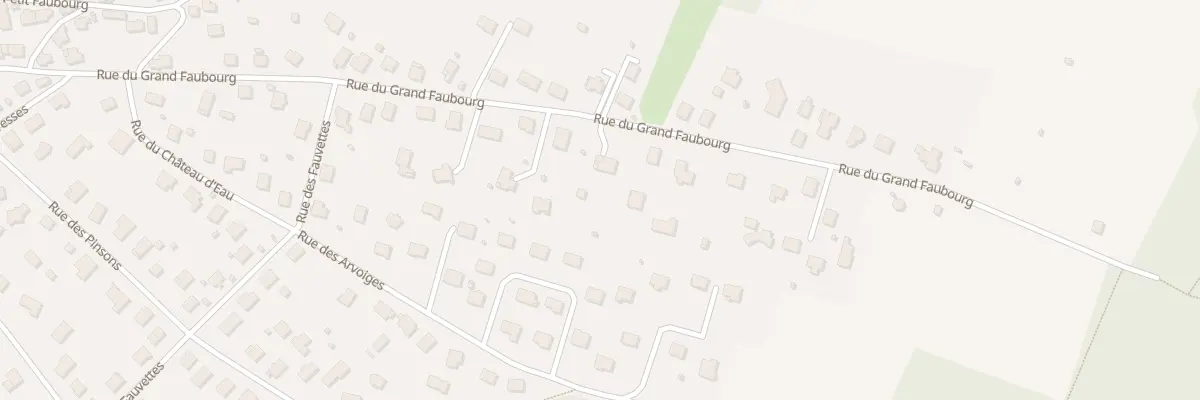Plan du 42 Rue du Grand Faubourg à Étupes