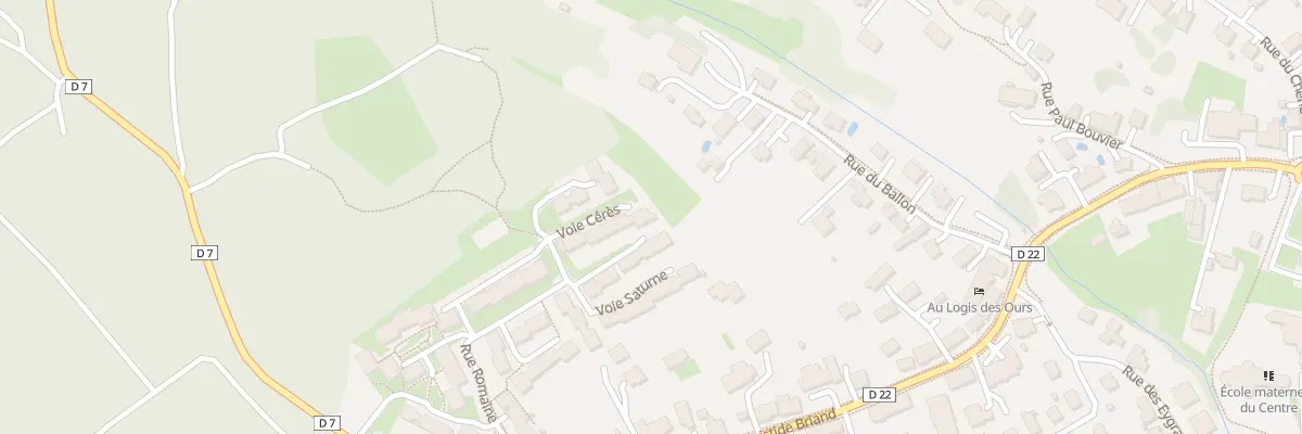Plan du 10 Voie Cérès à Offemont