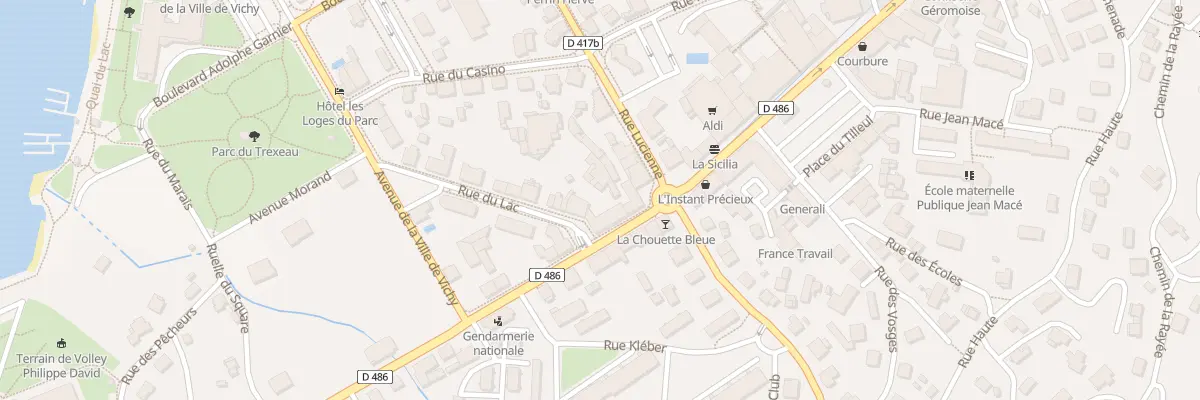 Plan du 1 Rue Charles de Gaulle à Gérardmer