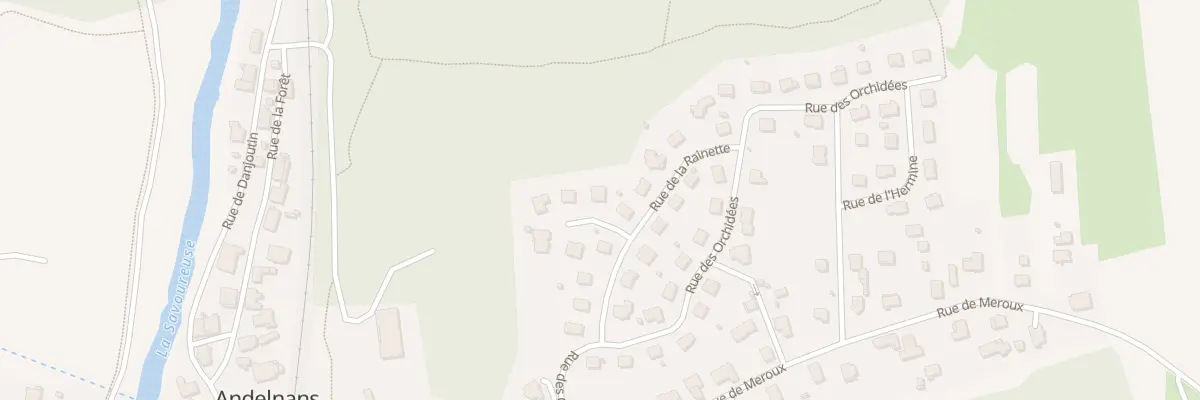 Plan du 4 Rue de la Sitelle à Andelnans