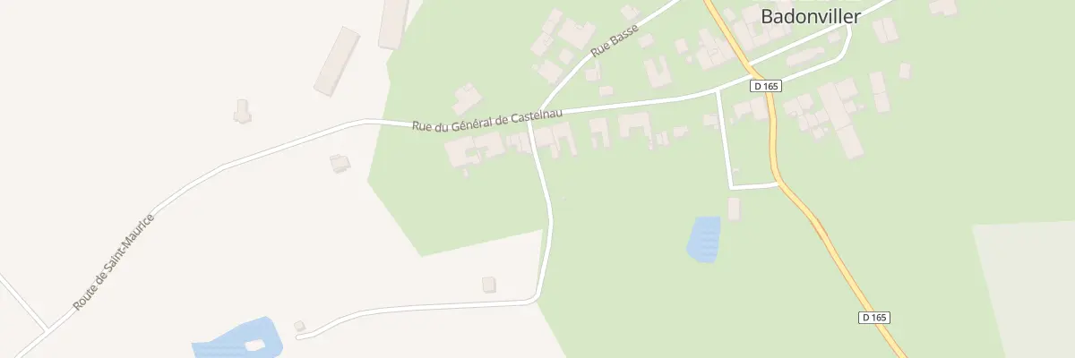 Plan du 8 Rue du Gen Castelnau à Neuviller-lès-Badonviller