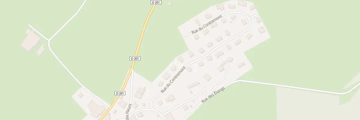 Plan du 7 Rue du Contremont à Trévillers