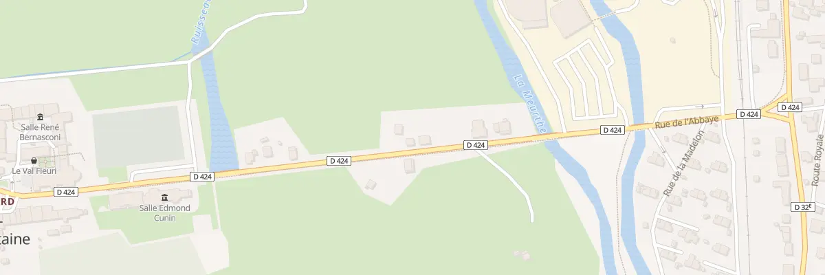 Plan du 9 Rue de l’Abbaye à Étival-Clairefontaine