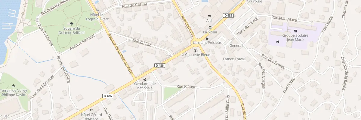 Plan du 2 Rue Charles de Gaulle à Gérardmer