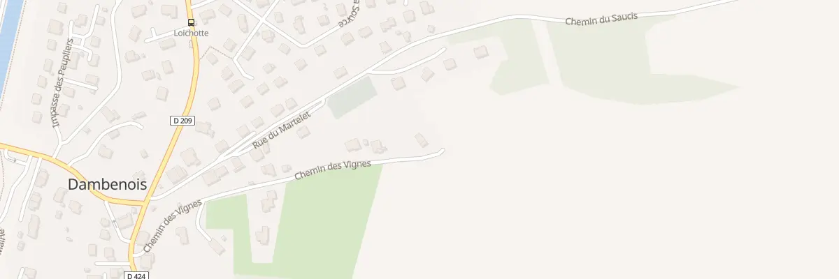 Plan du 9 Che des Vignes à Dambenois