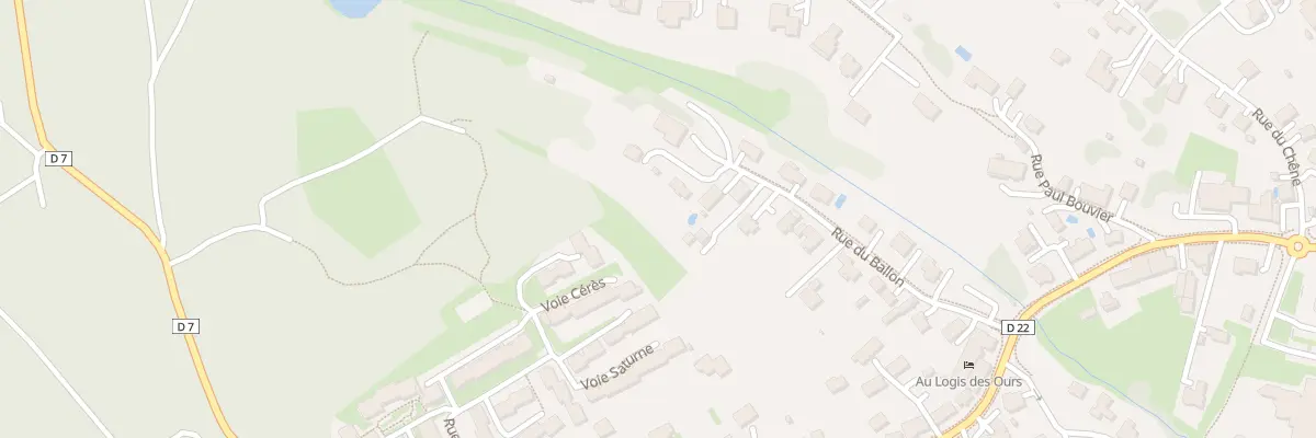 Plan du 21B Rue du Ballon à Offemont
