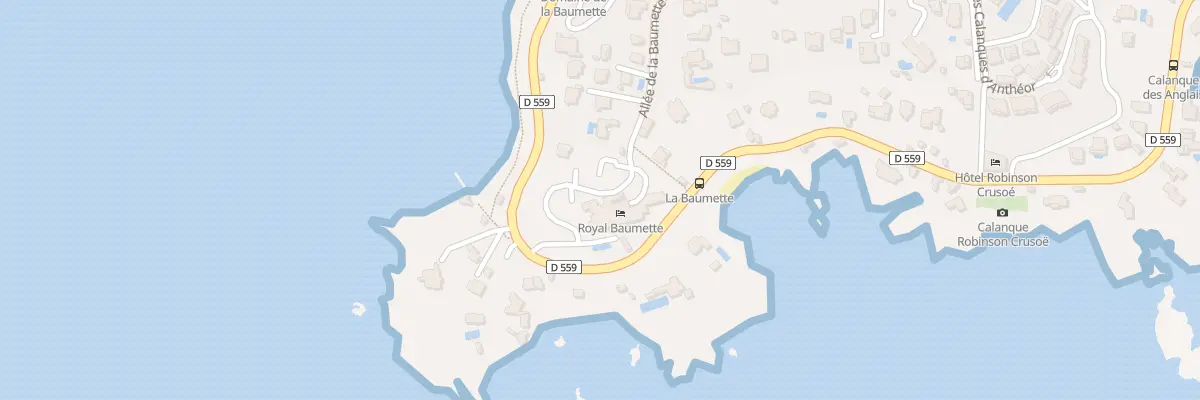 Plan du 45 Bd Eugène Brieux à Saint-Raphaël
