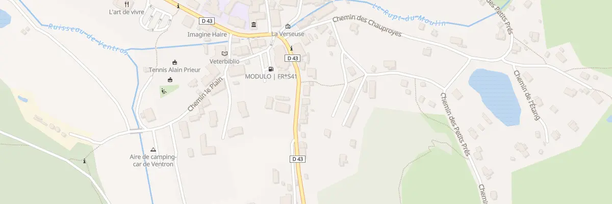Plan du 9 Rte d’Alsace à Ventron