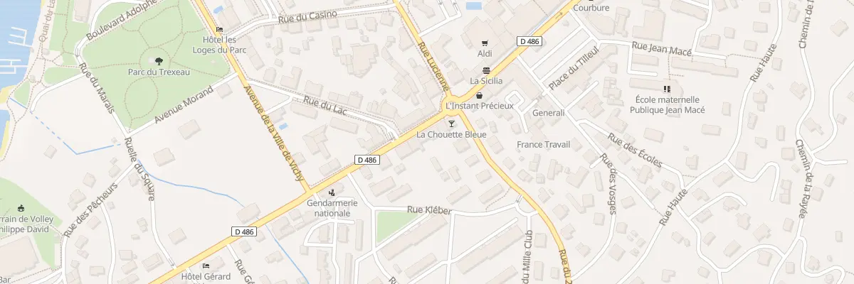 Plan du 4 Rue Charles de Gaulle à Gérardmer