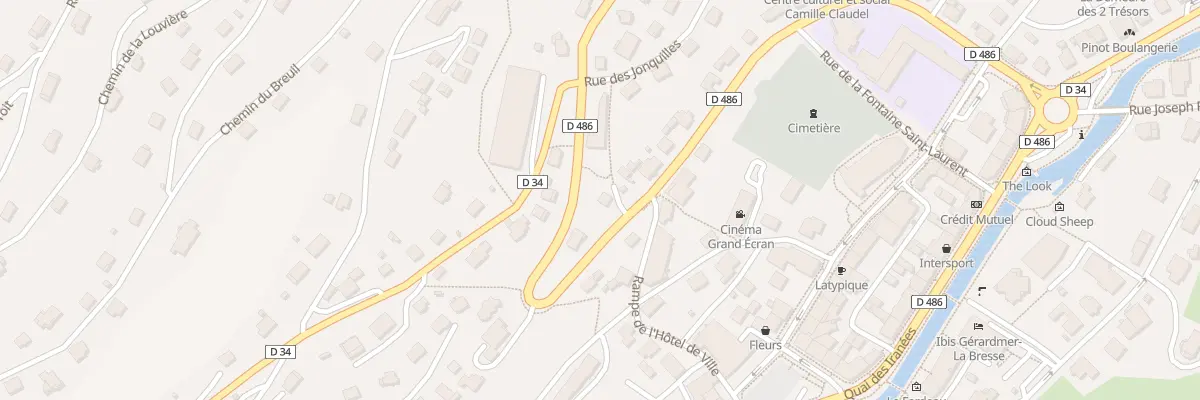 Plan du 28 Rue Mougel Bey à La Bresse