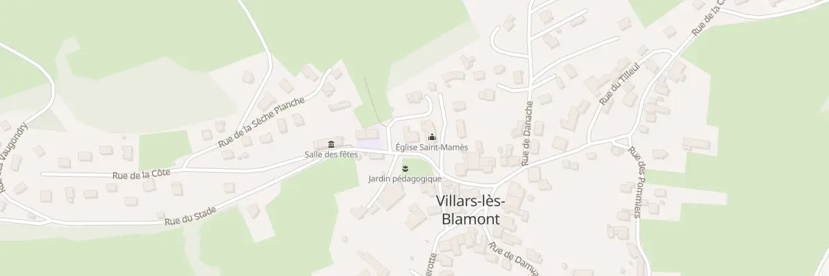 Plan du 14 Rue de l’Eglise à Villars-lès-Blamont