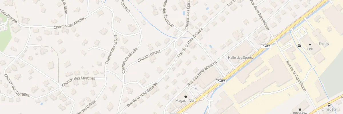 Plan du 11E Rue de la Haie Griselle à Gérardmer