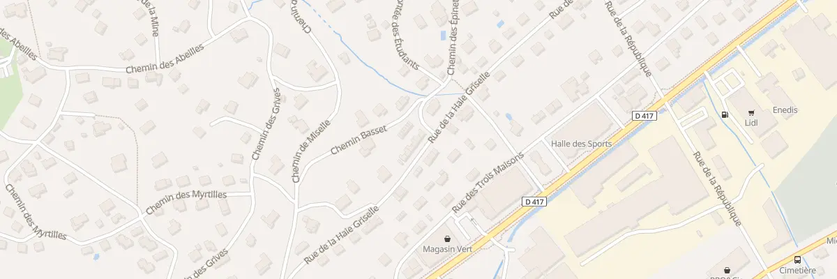 Plan du 11C Rue de la Haie Griselle à Gérardmer