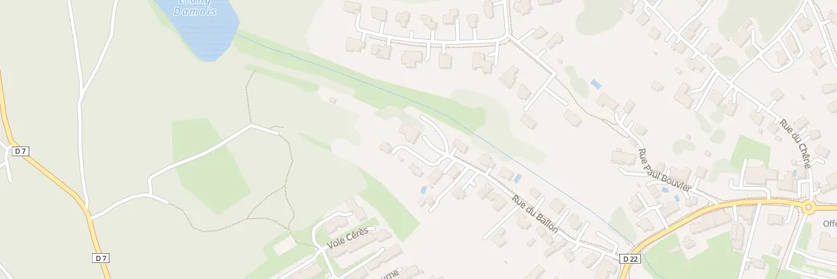 Plan du 25 Rue du Ballon à Offemont