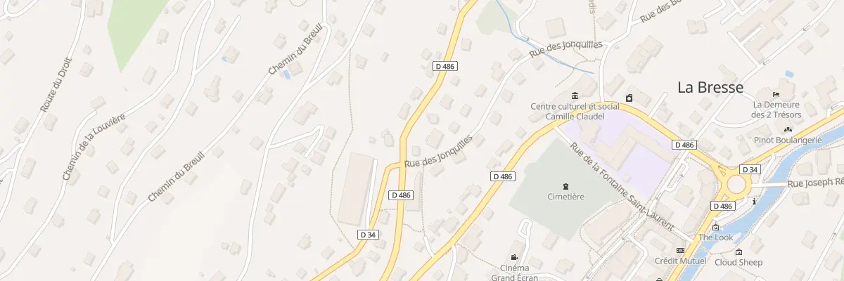 Plan du 8 Rue des Jonquilles à La Bresse