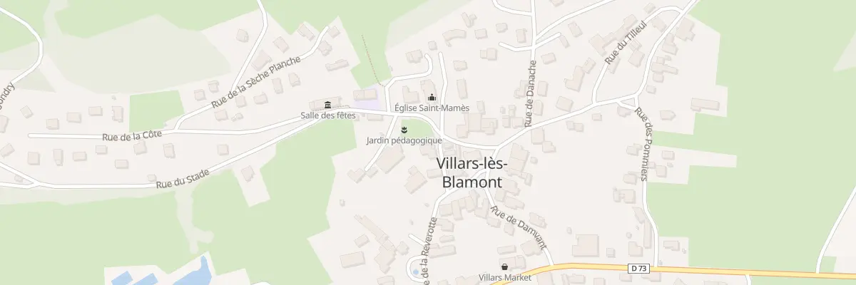 Plan du 5 Rue de l’Eglise à Villars-lès-Blamont