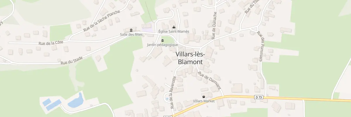 Plan du 1 Rue de l’Eglise à Villars-lès-Blamont