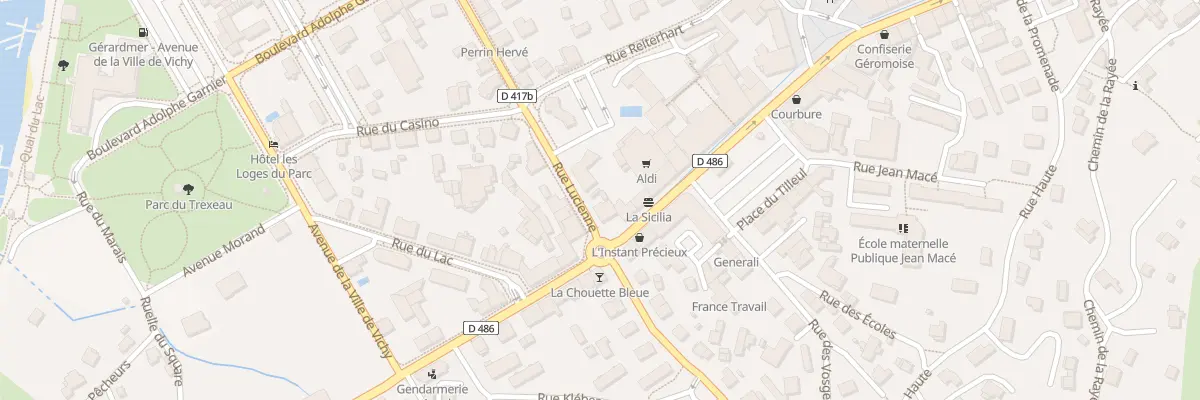 Plan du 7 Rue Charles de Gaulle à Gérardmer