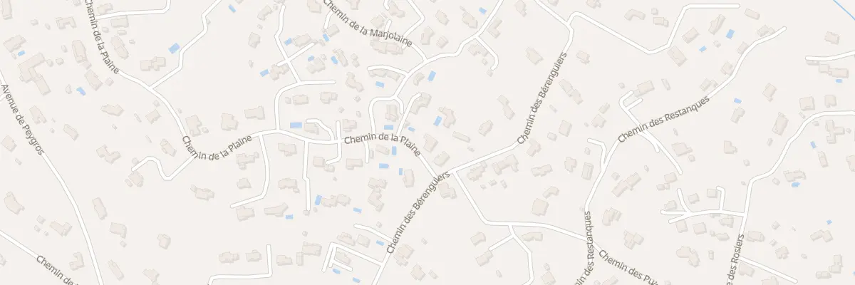Plan du 75 Che de la Plaine à Peymeinade