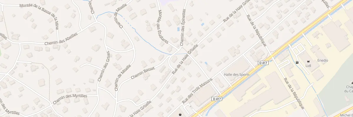 Plan du 13 Rue de la Haie Griselle à Gérardmer