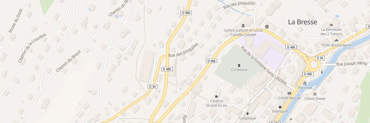 Plan du 15 Rue des Jonquilles à La Bresse