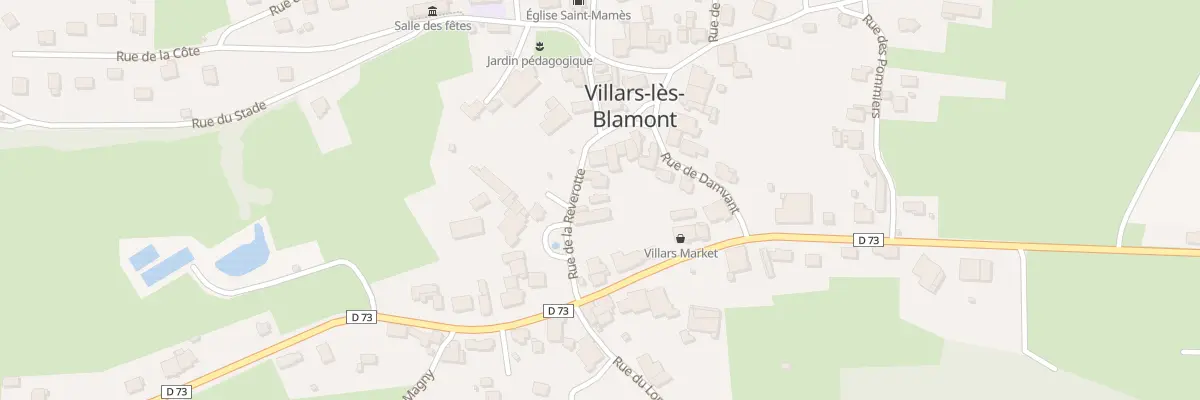 Plan du 3 Rue de la Reverotte à Villars-lès-Blamont