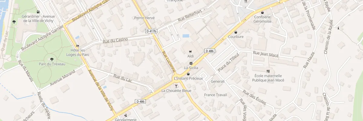 Plan du 9 Rue Charles de Gaulle à Gérardmer