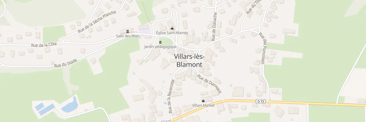 Plan du 2 Rue de l’Eglise à Villars-lès-Blamont