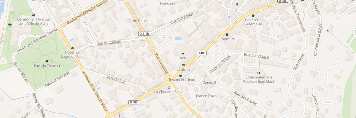 Plan du 11 Rue Charles de Gaulle à Gérardmer