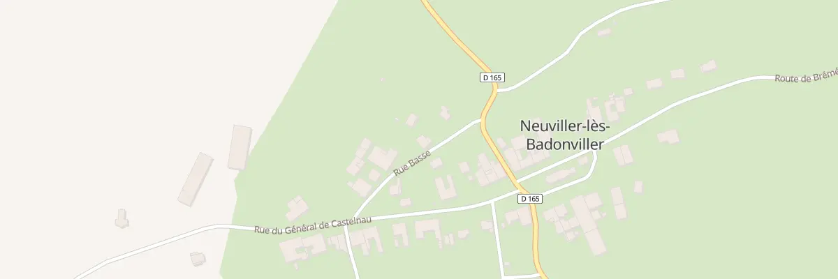 Plan du 3 Rue Basse à Neuviller-lès-Badonviller