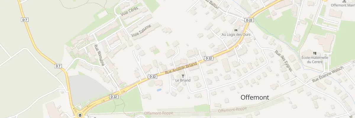 Plan du 37 Rue Aristide Briand à Offemont