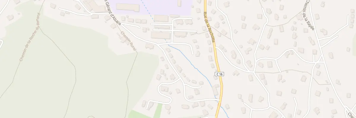 Plan du 32 Rue Gérard d’Alsace à Gérardmer
