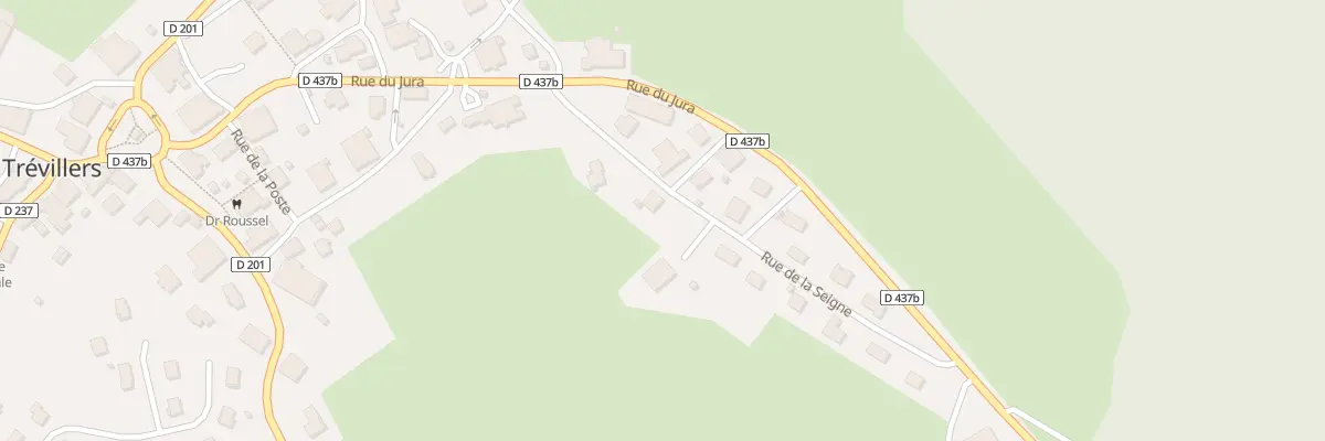 Plan du 2 Rue de la Seigne à Trévillers