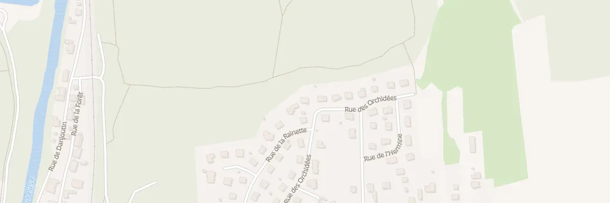 Plan du 14 Rue des Orchidées à Andelnans