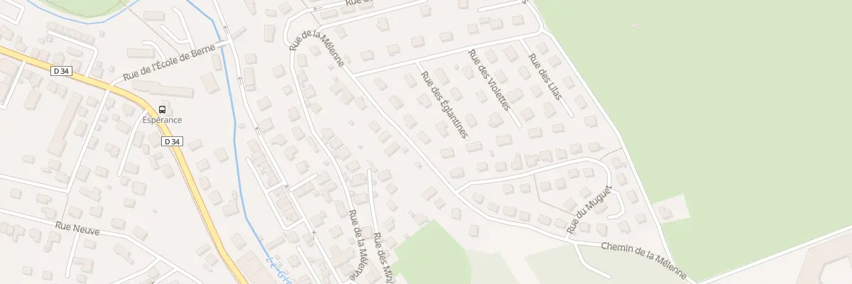 Plan du 31 Rue de la Mélenne à Seloncourt